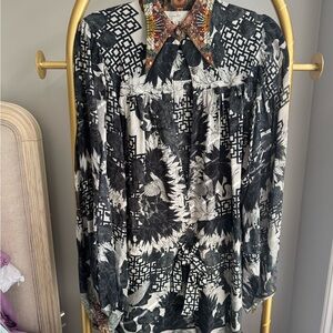 Camilla Black and White Graphic Jumpsuit